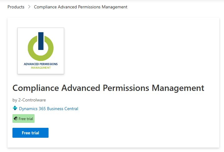 Compliance Advanced Permissions Management in Microsoft AppSource