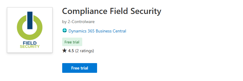 Compliance Field Security in Microsoft AppSource