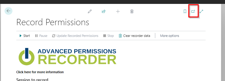 open record permissions